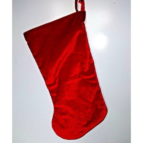 Dan Dee Collectors Choice Rudolph the red-nosed Reindeer Stocking velvet red 19" - Picture 4 of 7